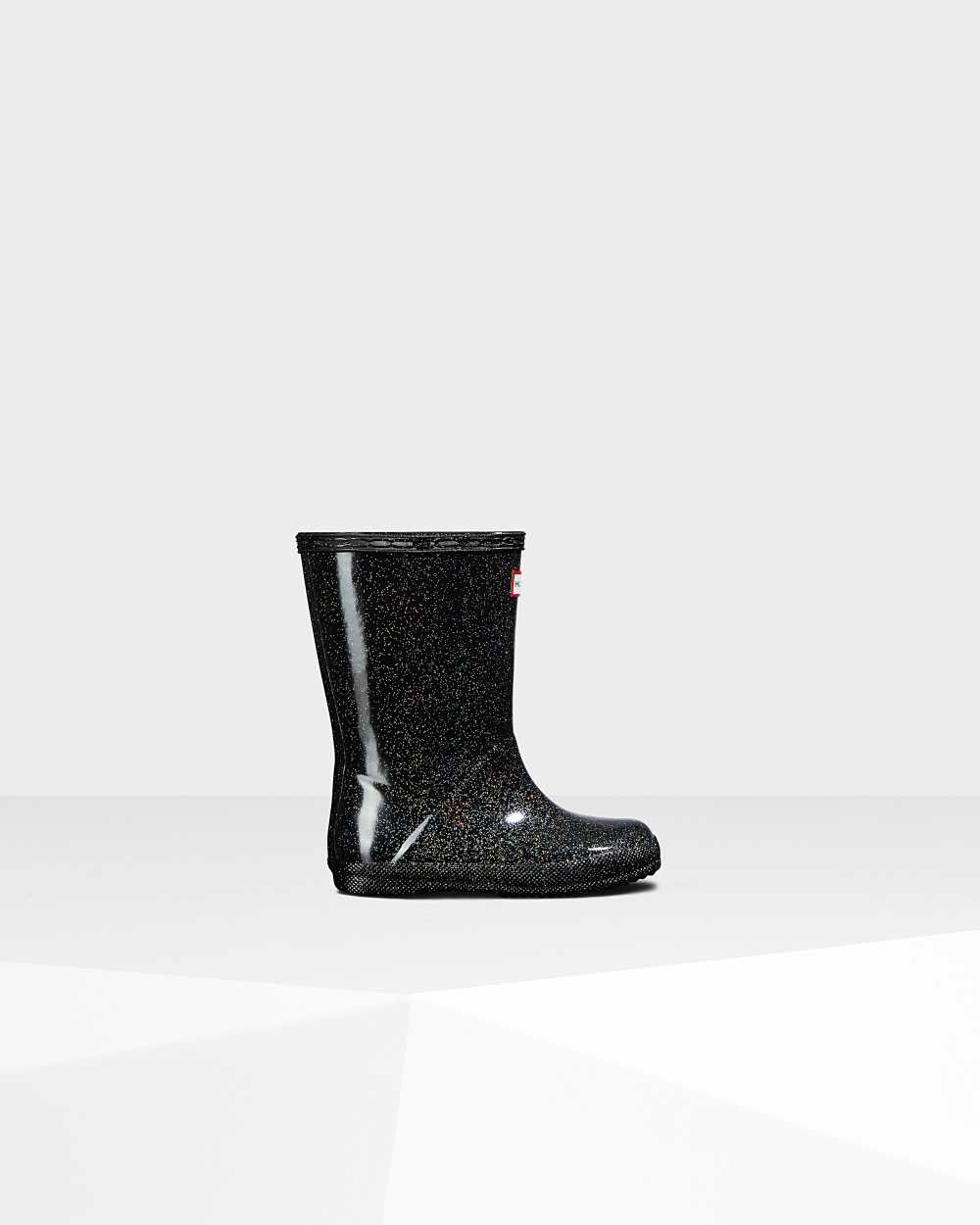 Hunter Original First Classic Starcloud Kids Rain Boots NZ-18677T Black